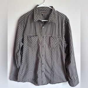 ⭐️⭐️⭐️Men’s Murano slim fit checkered long sleeve button up shirt size XL